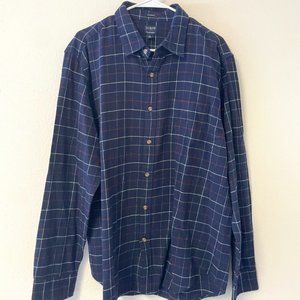NWT: Navy J.Crew Flannel (L)